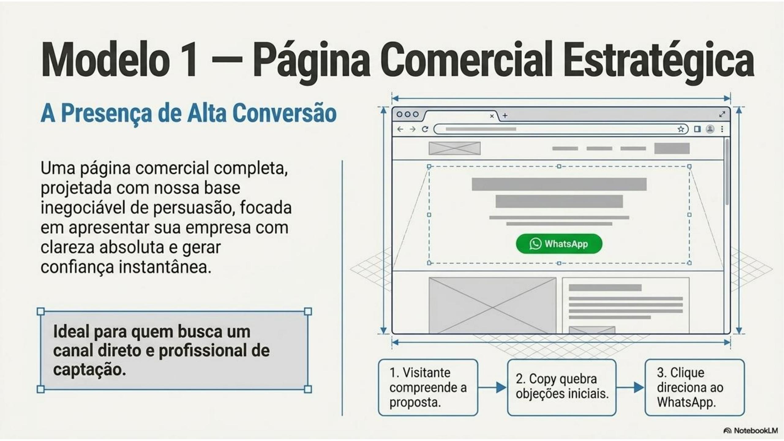 Modelo 1 — Página Comercial Estratégica